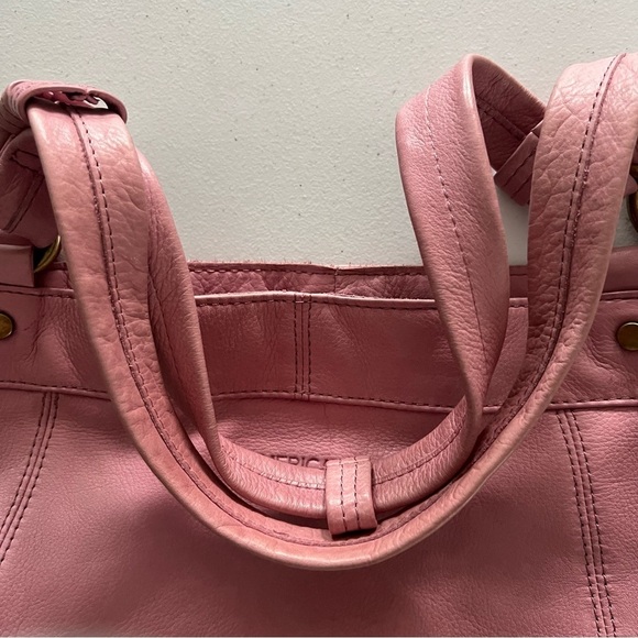 American Leather Co. Java Double Handle Shopper Pink - Picture 10 of 16